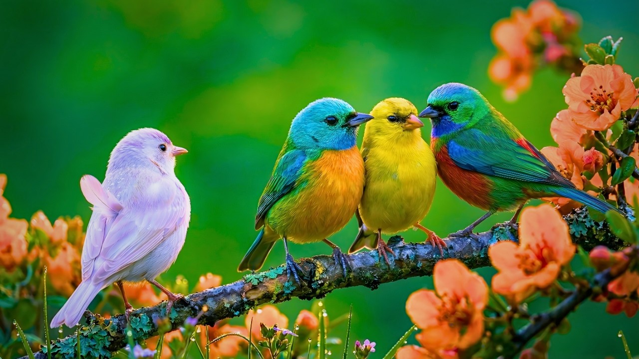 Beautiful Forest Ambience 🌿 Birds Chirping & Relaxing Music for Stress Relief and Focus