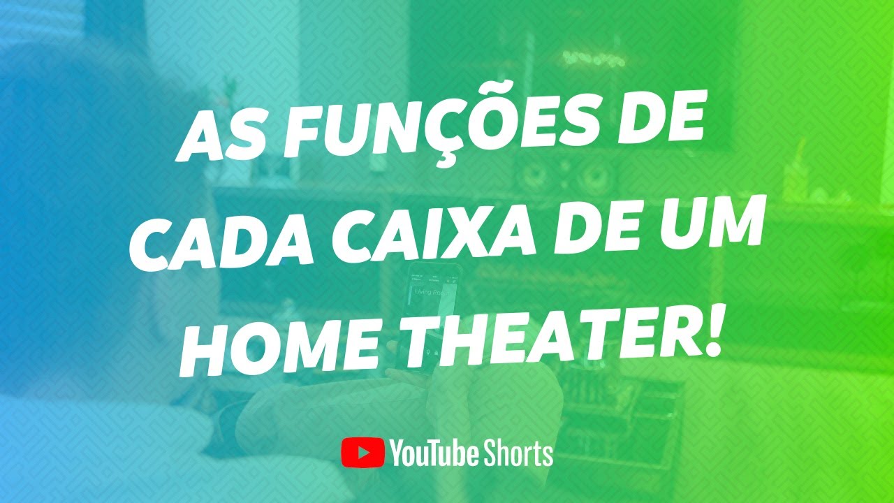 As fun&ccedil;&otilde;es de cada caixa de um Home Theater! #Shorts