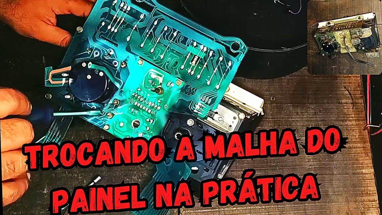 Como trocar a malha do Painel do Gol quadrado
