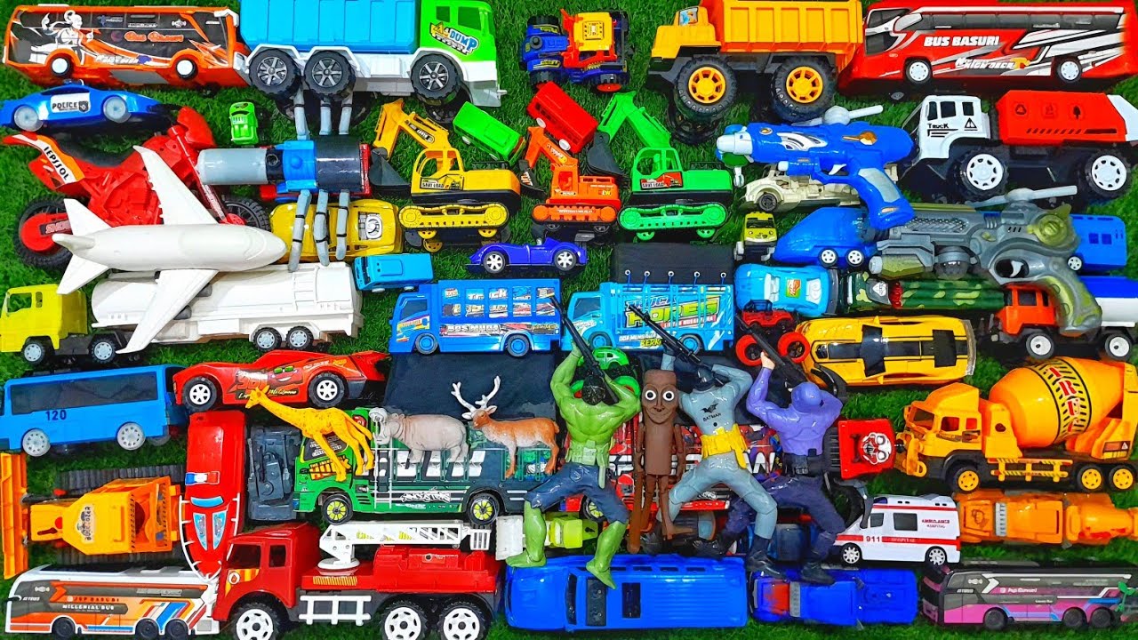 Mobil Mobilan Truk Oleng, Mobil Balap, Damkar, Truck Tangki, Thomas, Bus Telolet, Excavator, Tractor