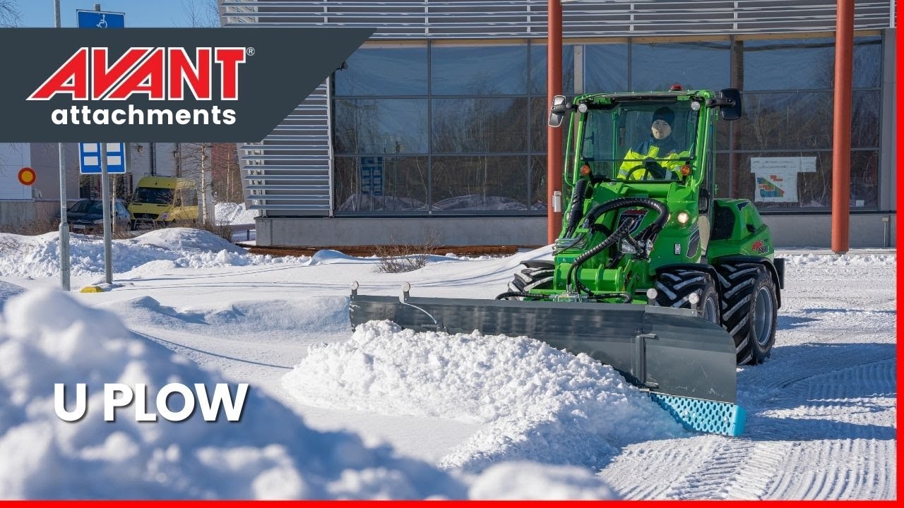 Avant attachments: U plow
