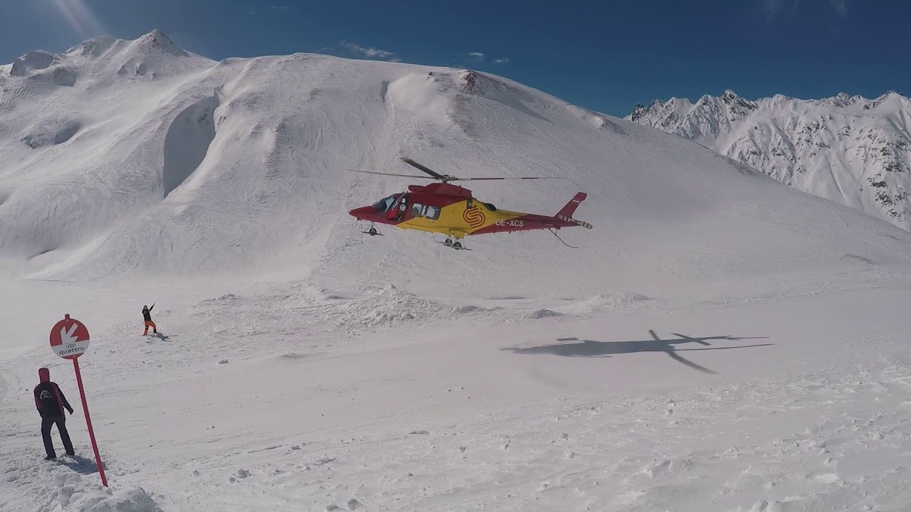 Ischgl helicopter landing