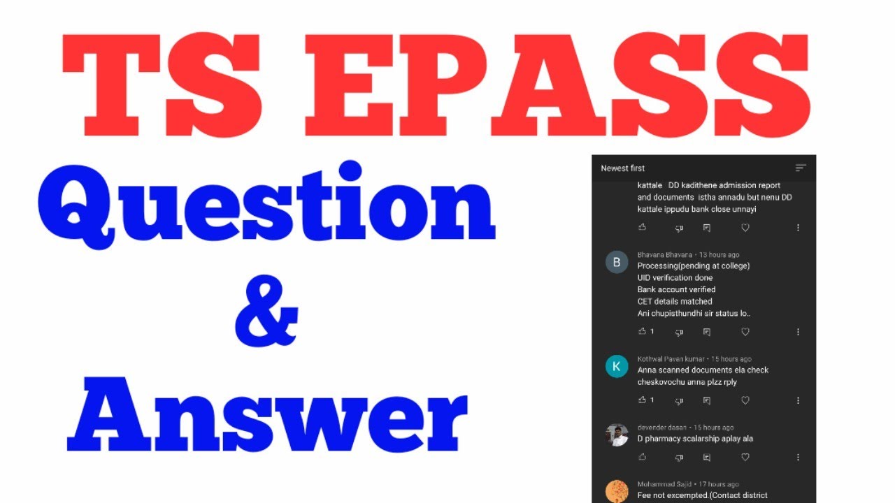 ts epass 2020 question and answer| ts epas 2020 fresh and renewal