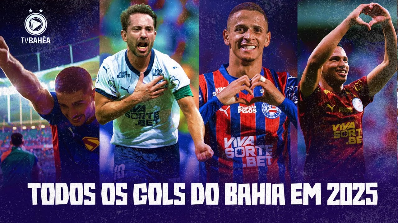TODOS OS GOLS DO BAHIA NO ANO DE 2025