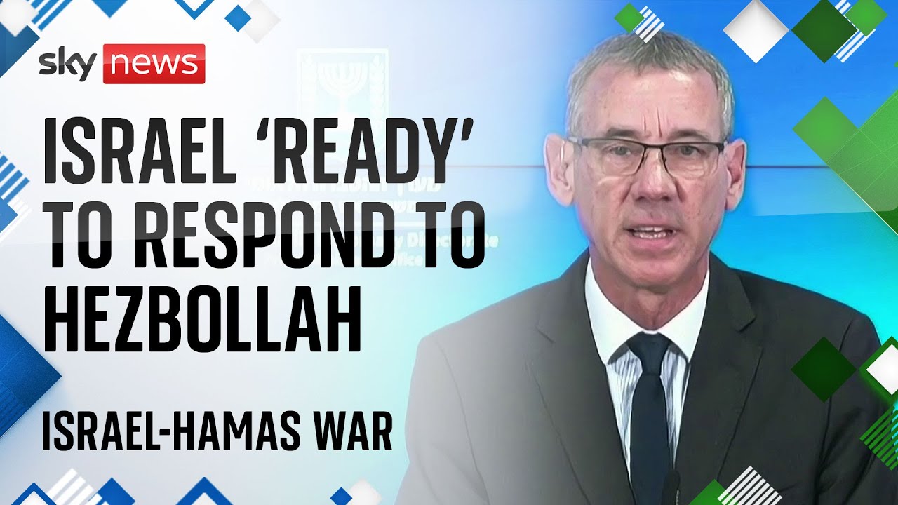 Israel-Hamas: If Hezbollah 'is crazy enough to start a war' Israel is 'ready' - Netanyahu adviser