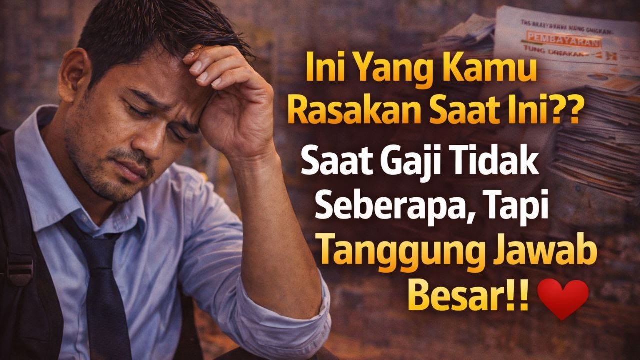 Pasti Ada Jalan! Saat Gaji Tidak Seberapa, Tapi Tanggung Jawab Besar. Motivasi Hidup Sukses.