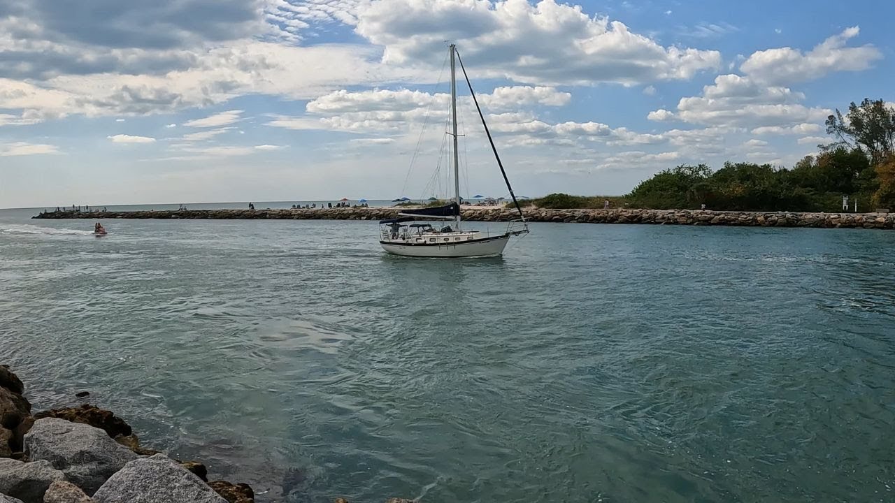 Message In A Bottle, Dolphin Sightings At South Jetty, Venice Florida (4K)