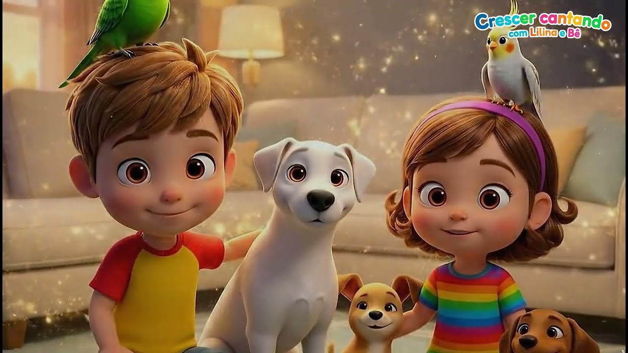 Crescer cantando com Lilina e Bê - Os pets da Lilina e do Bê