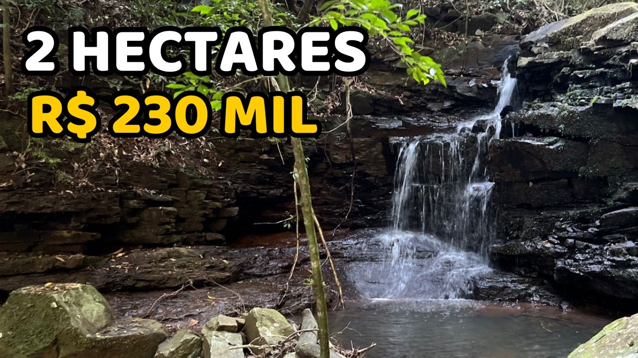 CHÁCARA COM LINDA CASCATA LAVOURA POÇO INDUSTRIAL E VISTA PARA O VALE | R$230.000,00