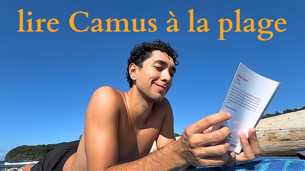 Vlog à tahiti - examens, plage, lecture, tarte vegan