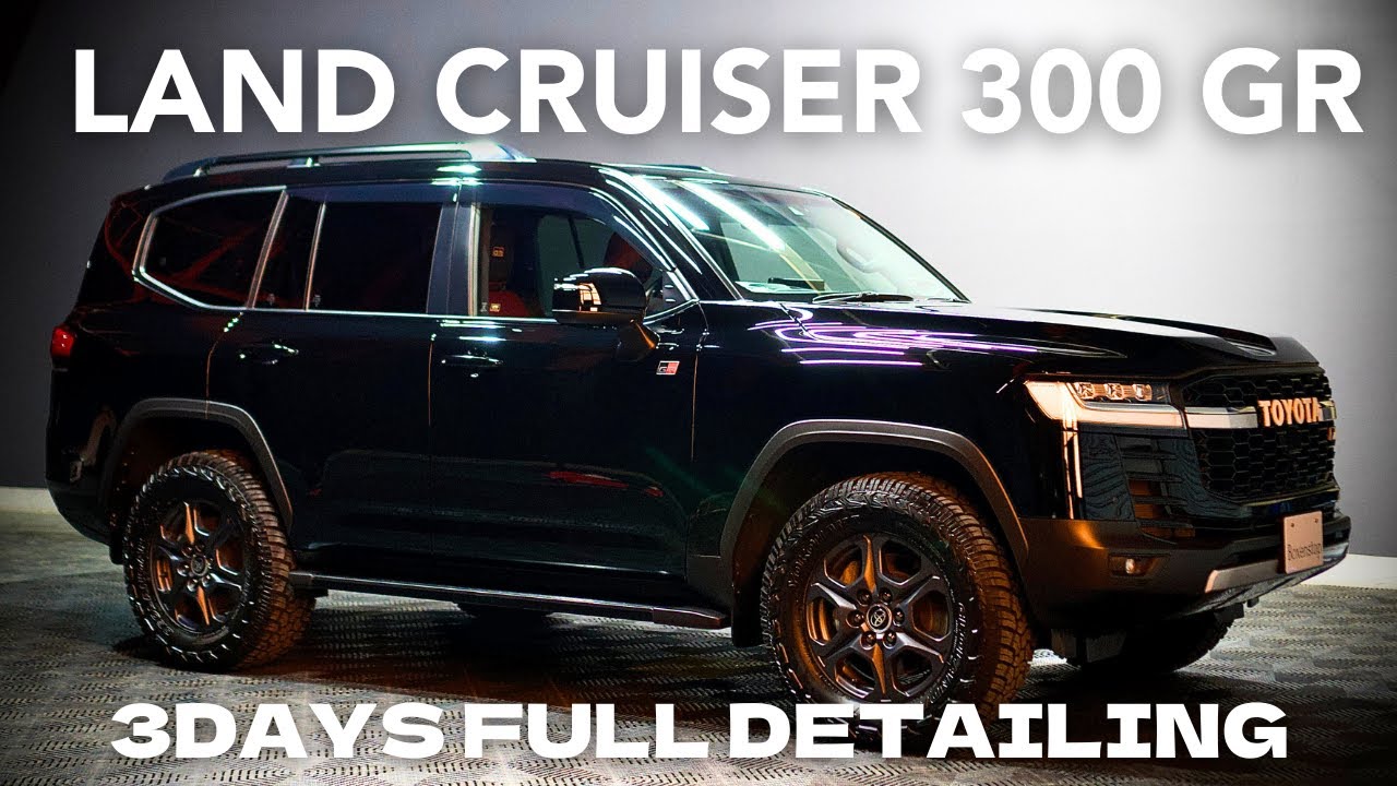 【LAND CRUISER 300GR】大人気ランクルのTOYOTA202塗装を徹底研磨からCARPRO認定コーティング仕上げ | 3DAYS FULL Detailing at Boxenstop