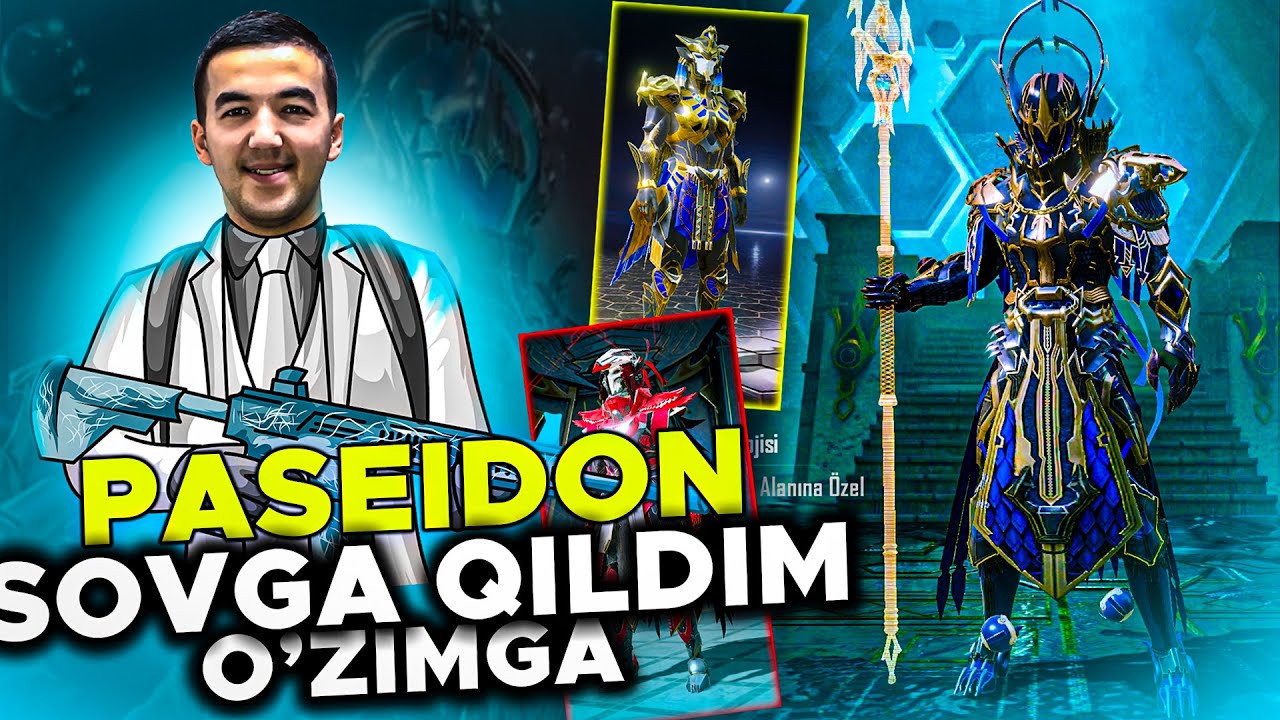 X-SUIT PASEIDON SOVG'A QILDIM / KAIFALO PUBG UZBEKISTAN