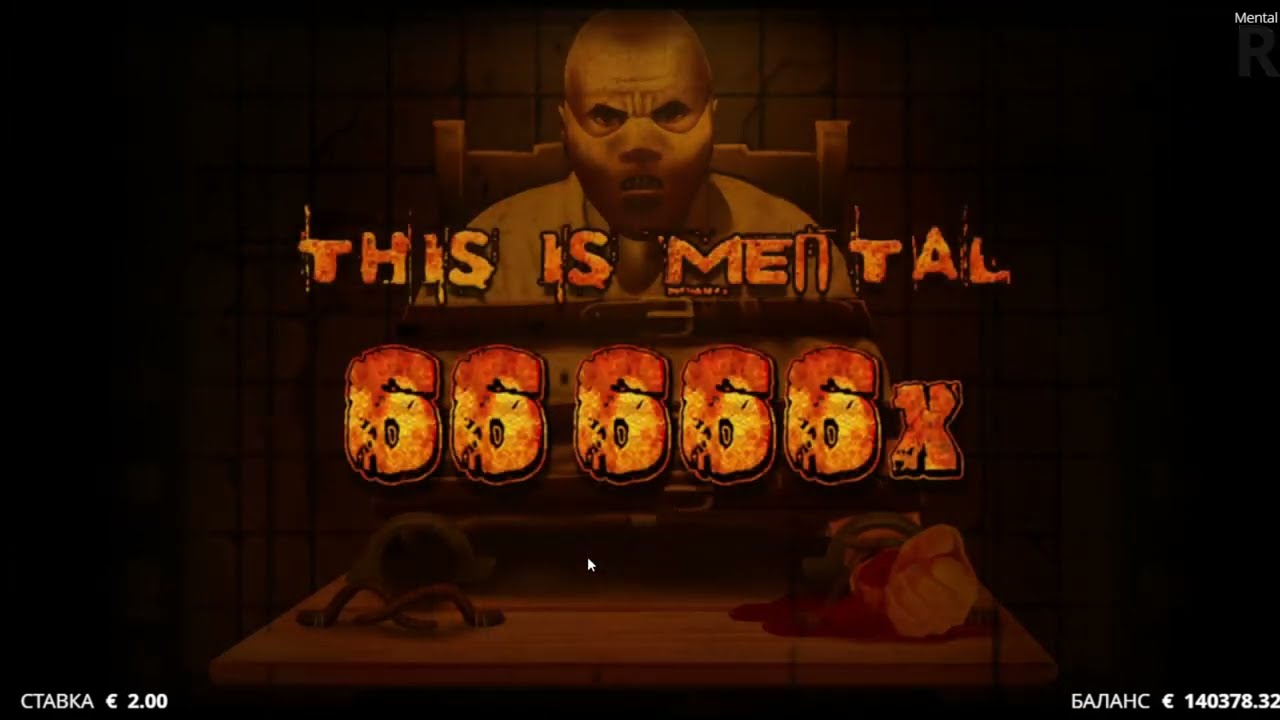 Самый большой выигрыш в слоте Mental x66 666 в Nolimit