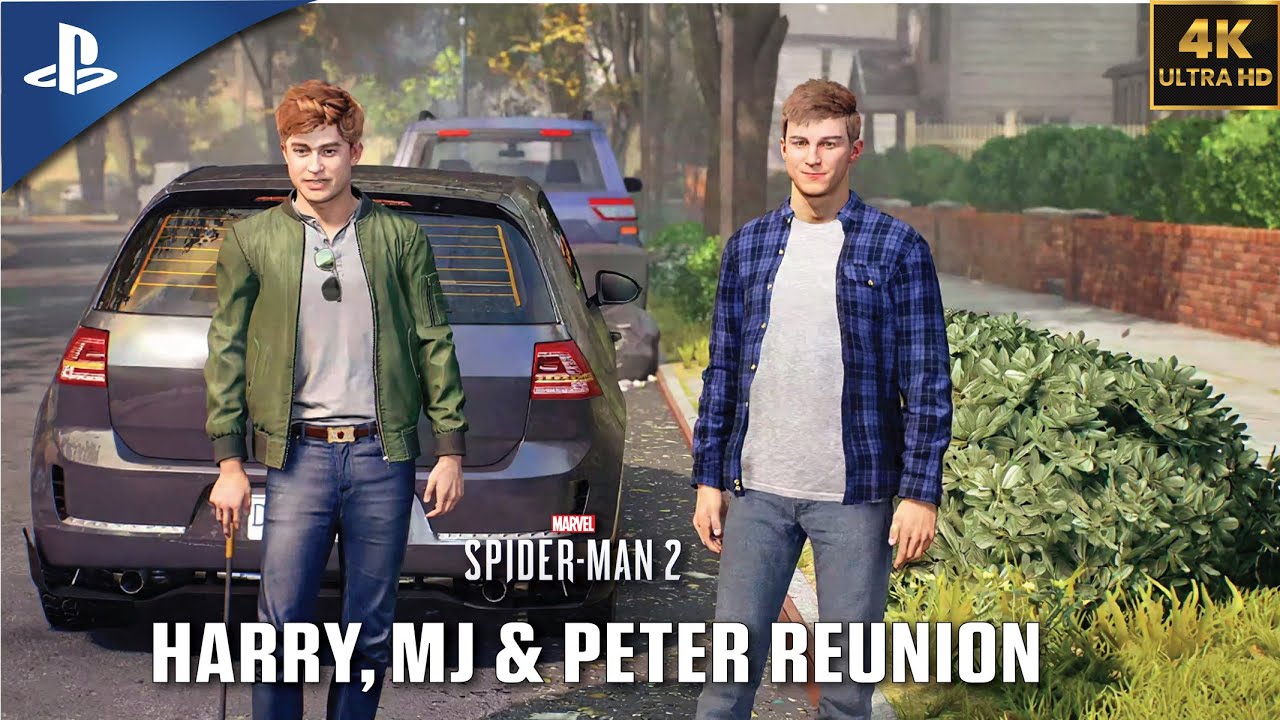 Spider-Man 2: Peter and Harry&rsquo;s Emotional Reunion | Full Mission & Cutscenes (4K)
