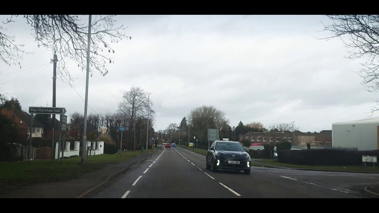 Driving around Daventry town (Northamptonshire)