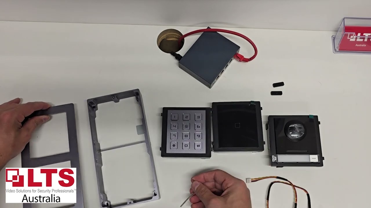 LTS Door Station Intercom with submodule unboxing