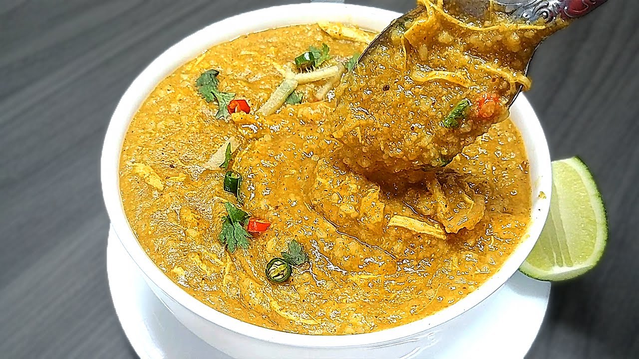Haleem | আমার প্রতিদিনের ইফতার ডাল ছাড়া শুধু গম আর চালের খুদ দিয়ে ঝটপট তৈরি দারুন মজার চিকেন হালিম