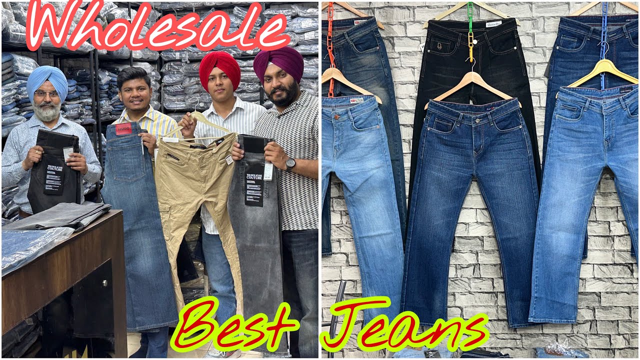 🤩Wholesale Jeans Premium Denims Branded Rs550 🤩 Ghai Jeans New Ac Market Ludhiana.