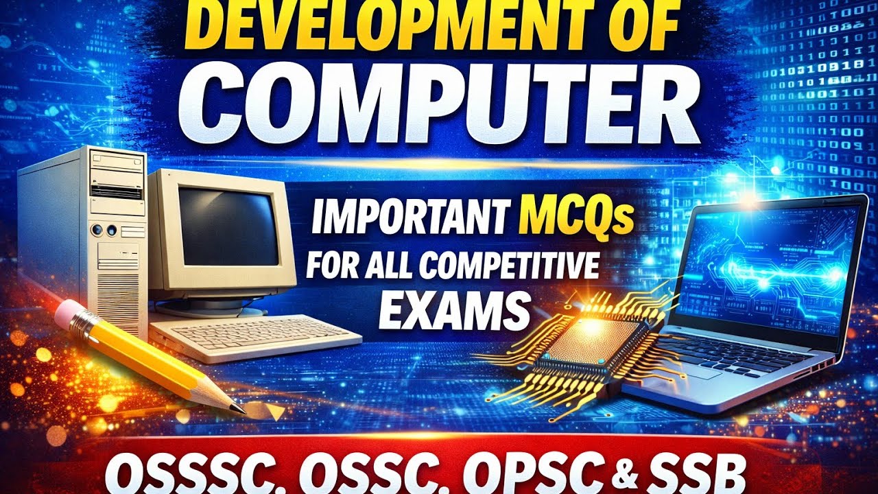 Development of computer(MCQs) For all competitive exams..
