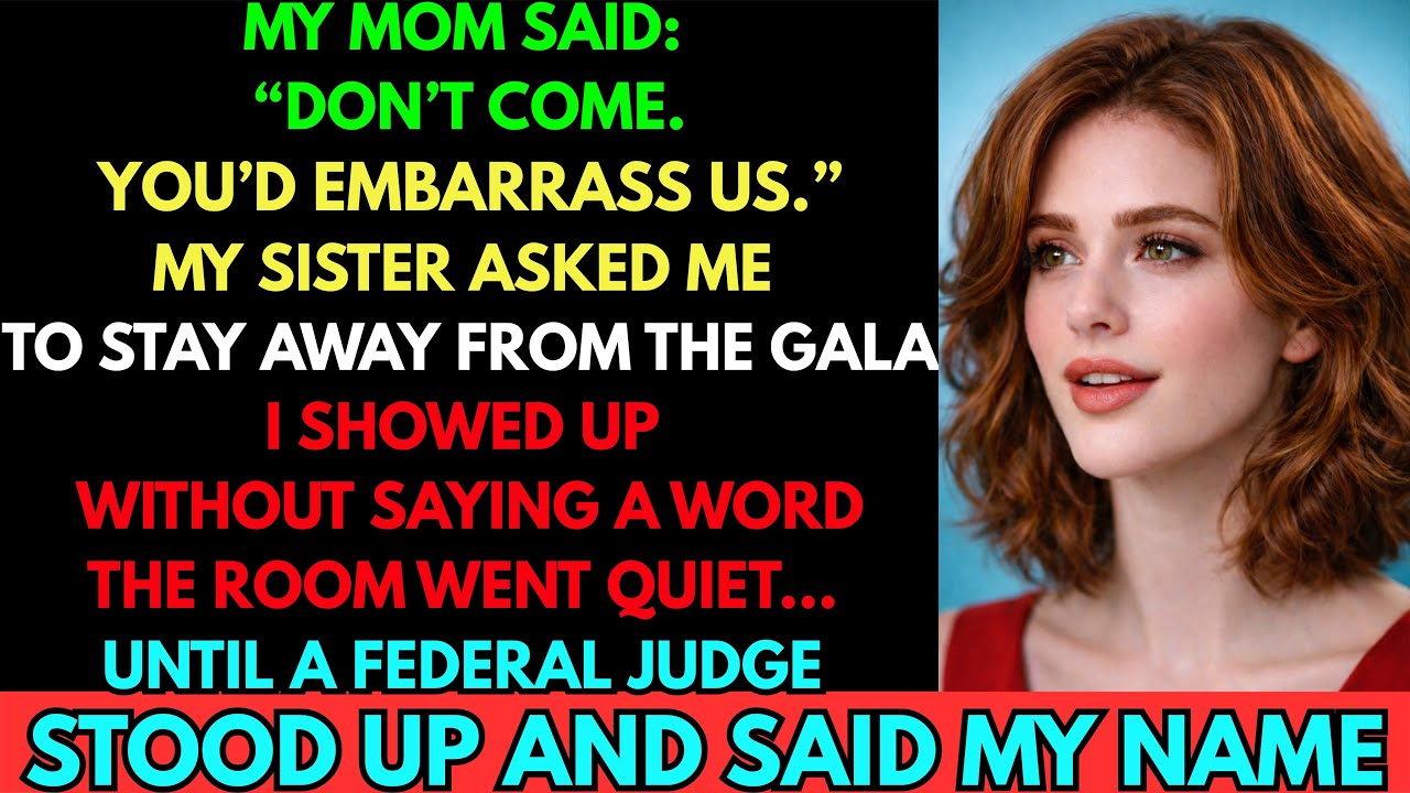 They Banned Me from the Gala - Until the Judge Spoke | Family Revenge Stories