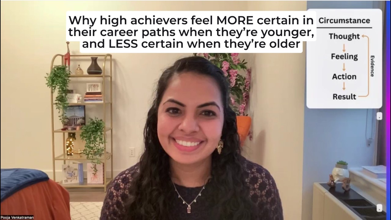 479. Why high achievers feel MORE certain in their career paths when younger, and less when older