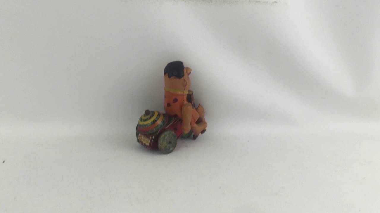 Fred Flintstone Vintage Louis Marx & Co Hanna Barbara Made In Japan Production 1962 Wind Up Toy