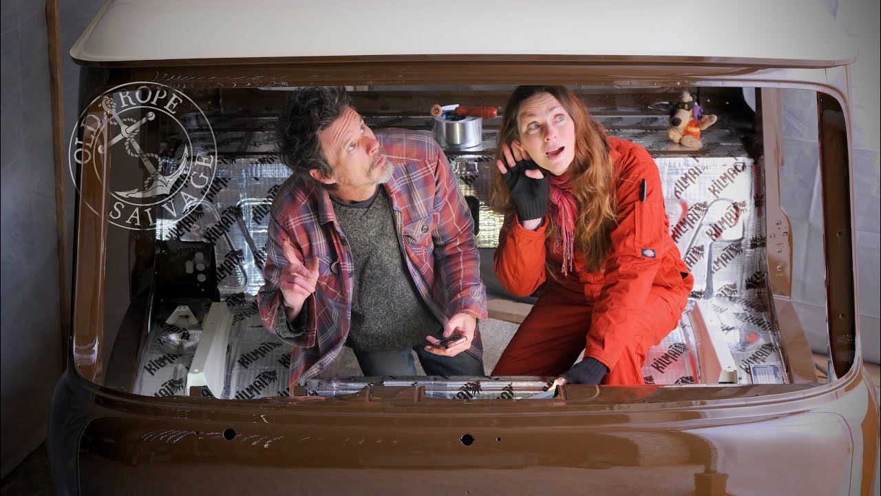 SOUNDPROOFING The Cab BEFORE & AFTER: Vintage 1970s Bedford Truck Restoration …