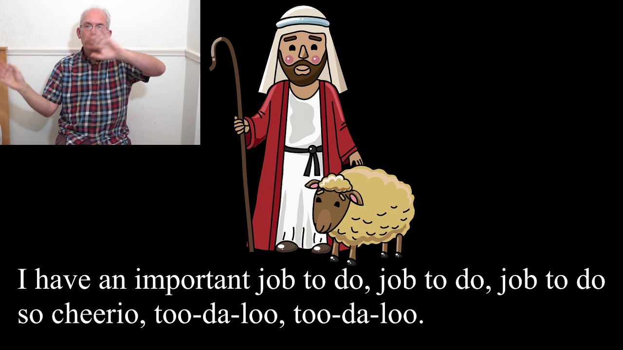 I have to fly to Bethlehem with actions and subtitles