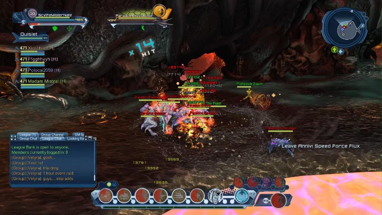 DC Universe Online: Story: Raging Night (FB) Blackest Night (Raid (Reg) Atomic Dps (Might)