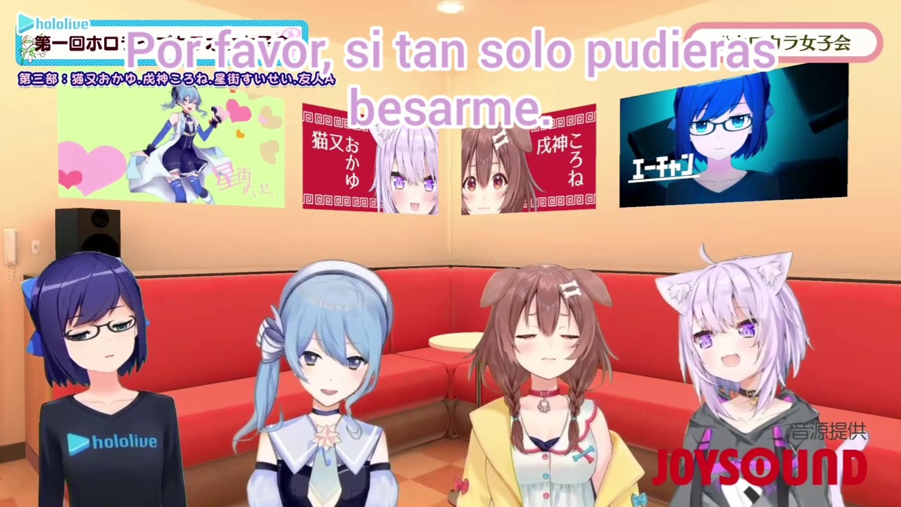 A-chan, Korone, Okayu y Suisei - 