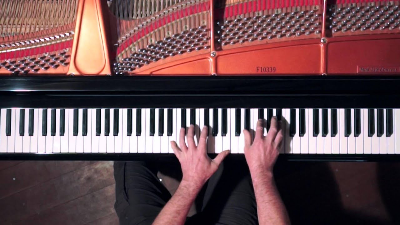Debussy Arabesques 1&2 - overhead keyboard view + score