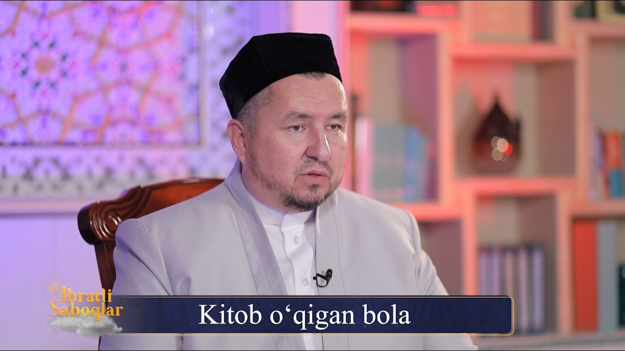 Kitob o'qigan bola