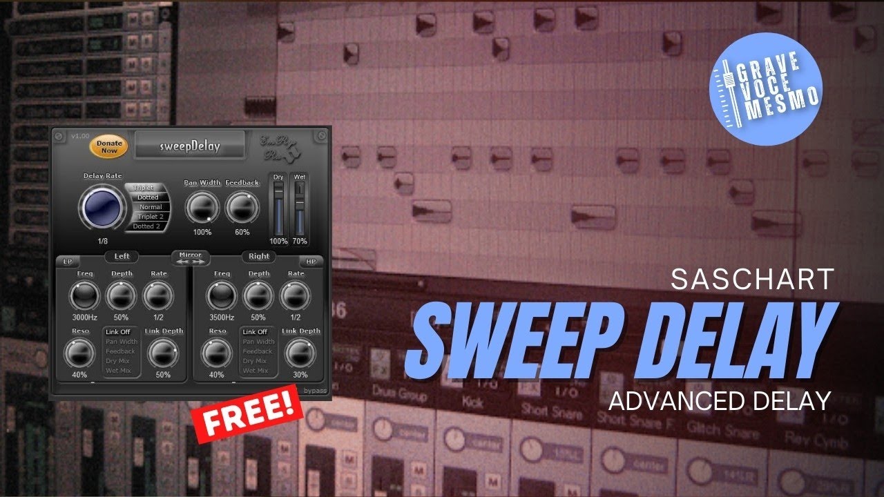 Sweep Delay - Um dos MELHORES Delays GRATUITOS que j&aacute; USEI!