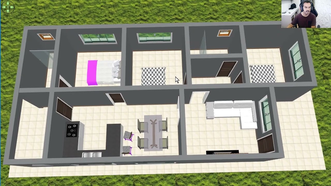 CASA COM 3 QUARTOS BONITA