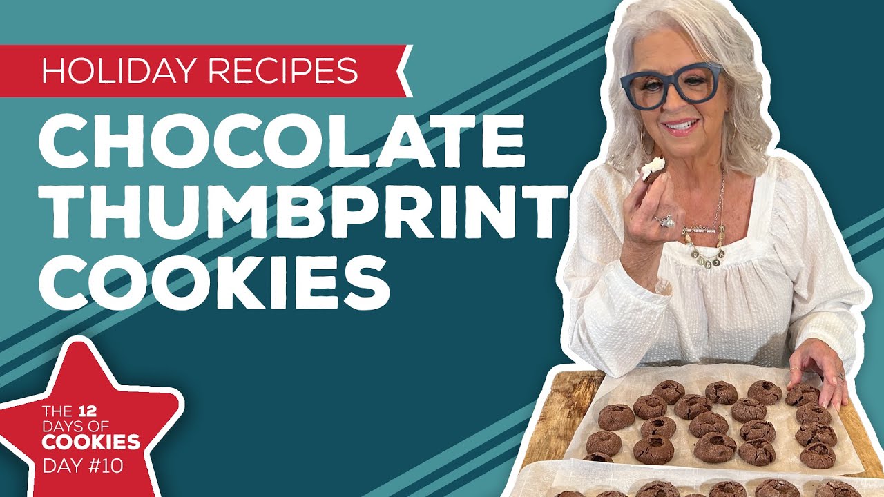 Holiday Cooking & Baking: Chocolate Thumbprint Cookies Recipe - Day 10 of Christmas Cookies