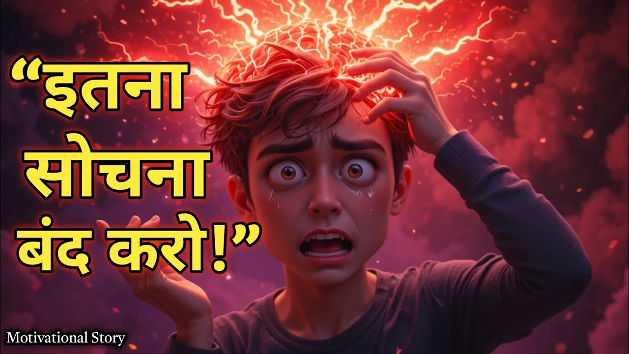 इतना सोचना बंद करो | 👉 “Stop overthinking.” | Motivational Story in Hindi | कहानी घर 🏠