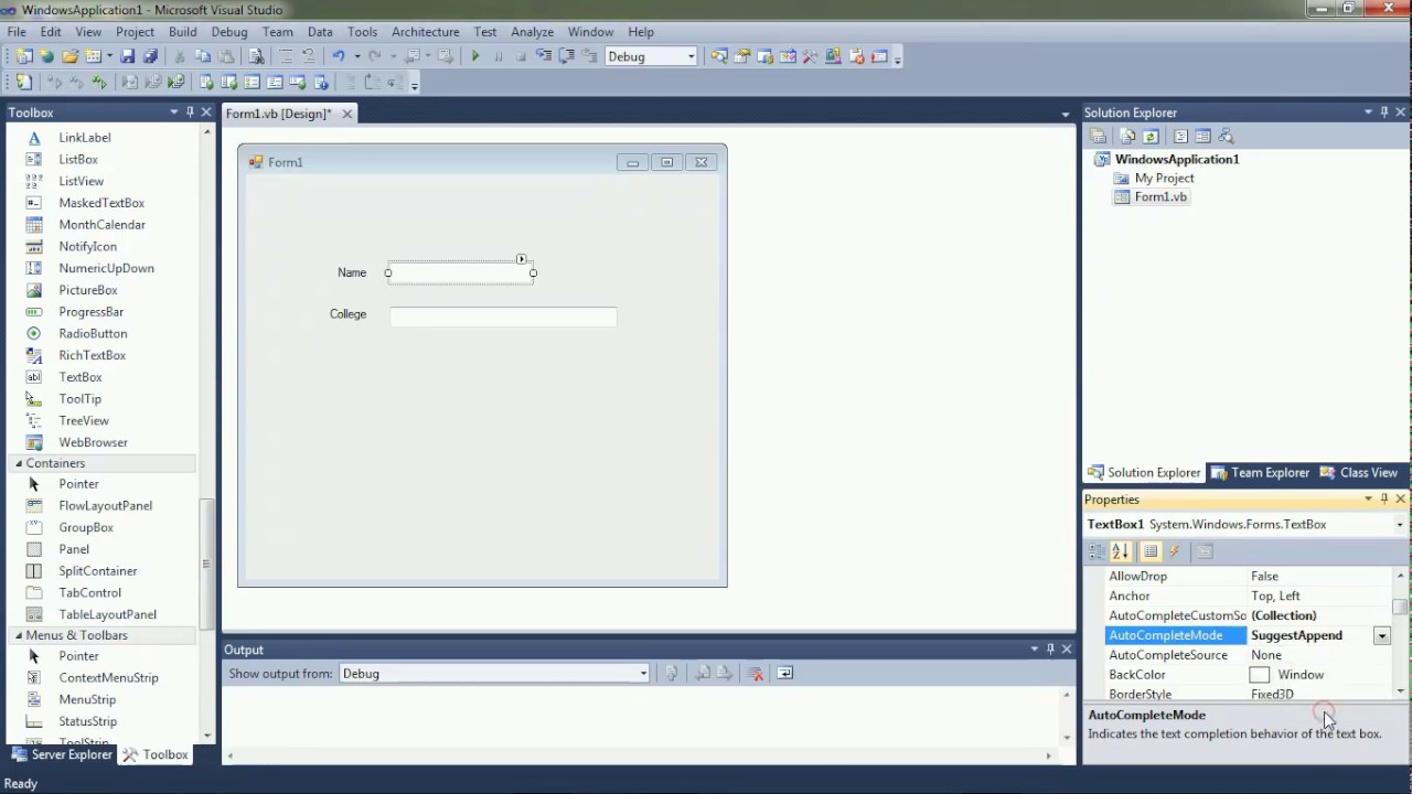 How to set Auto Complete Source in vb.net