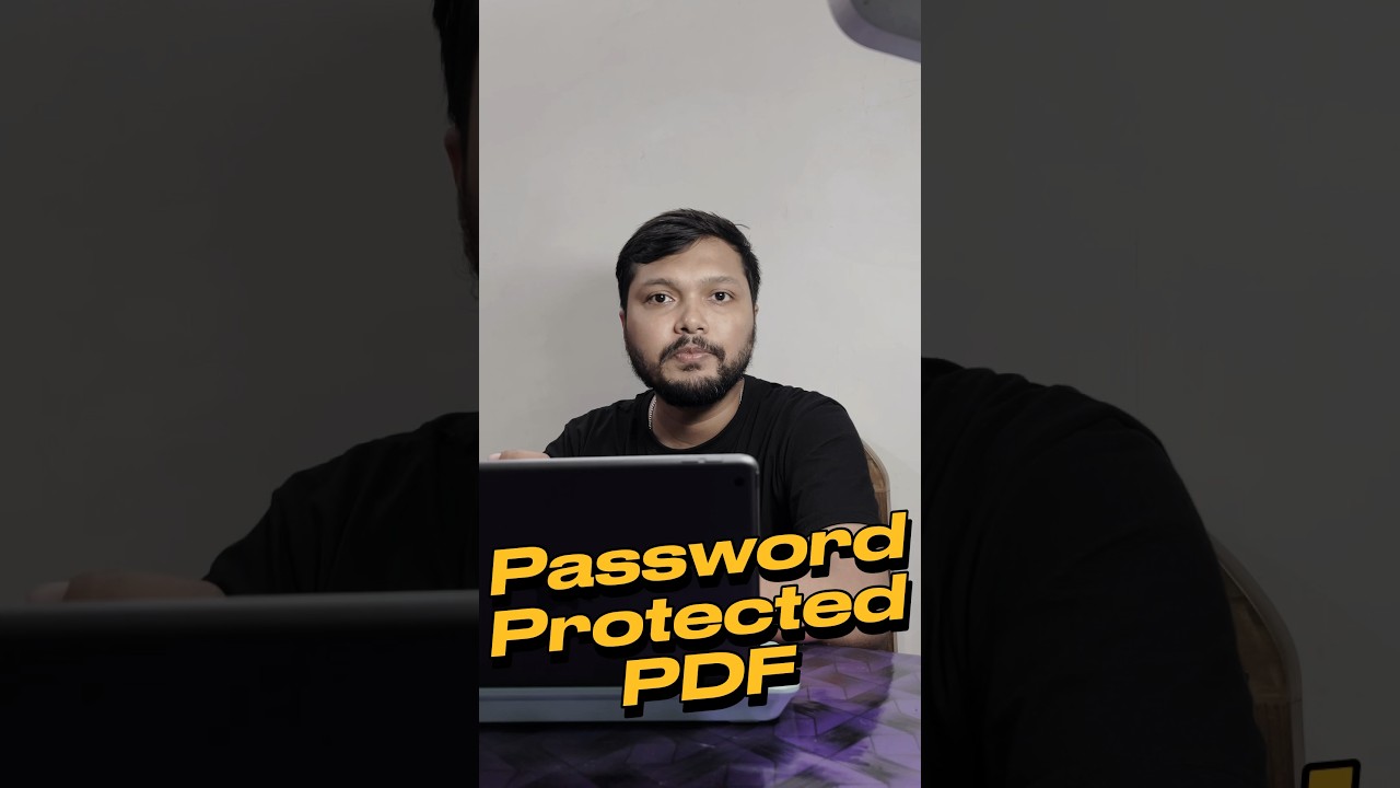 Unlock Password Protected PDF #tricks #tech