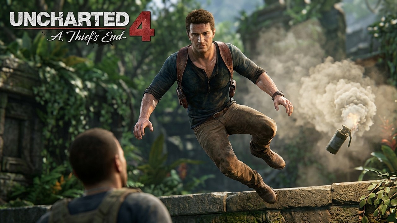 Uncharted 4 Remastered &mdash; Stealth Aggressive Gameplay (4k/60Fps)