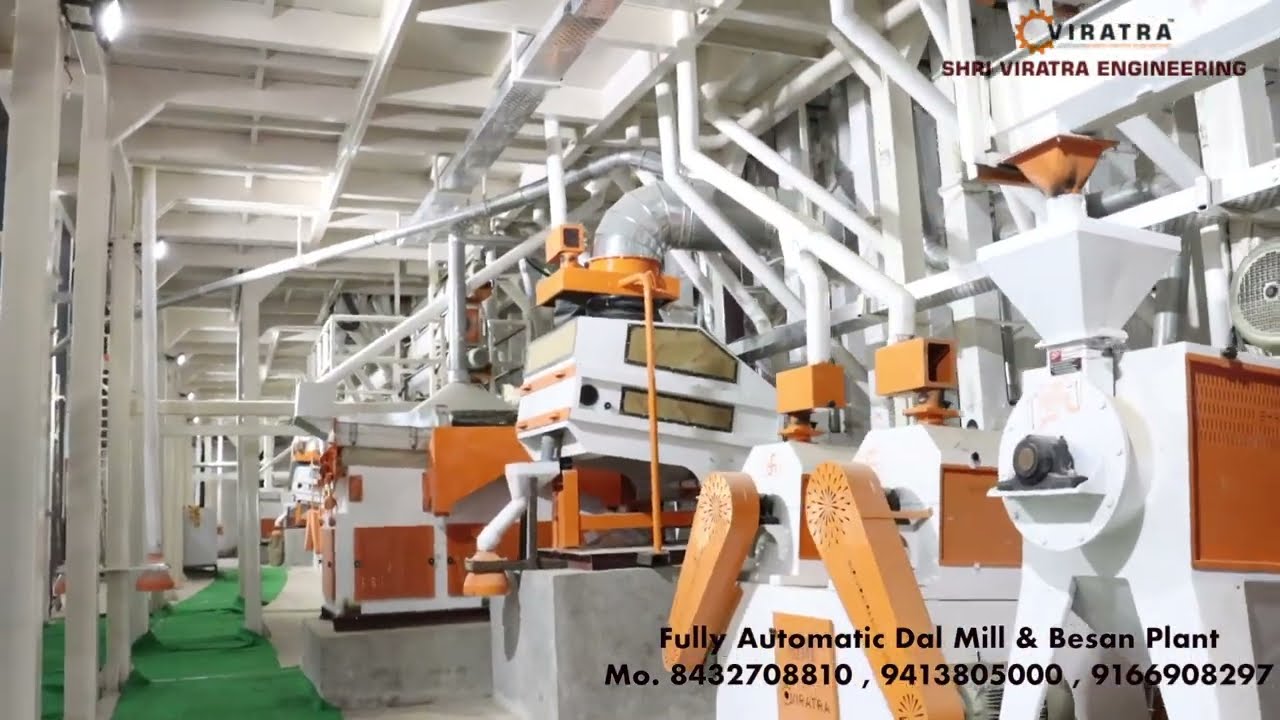 Fully Automatic Moong Mogar Dal Mill Plant And Fara Dal Mill Plant | Shri Viratra Engineering
