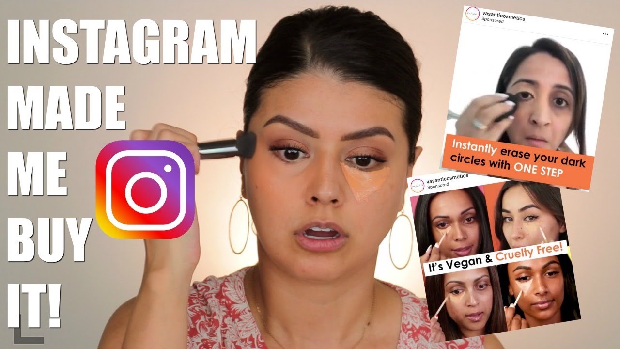 INSTAGRAM MADE ME BUY IT!!! INSTANT DARK CIRCLE ERASER? | VASANTI COSMETICS | HIT OR MISS?