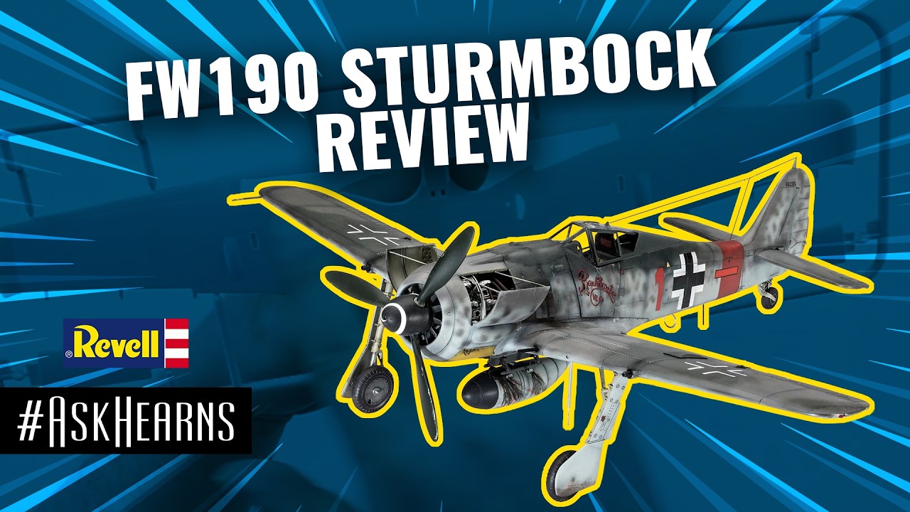 Revell 1/32 FW190 A-8R-2 Штурмбок | Распаковка и обзор | #спрашивает