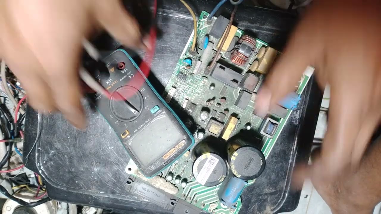 kolin 1.5hp E1 error done shorted ceramic capacitor salamat sa Dios