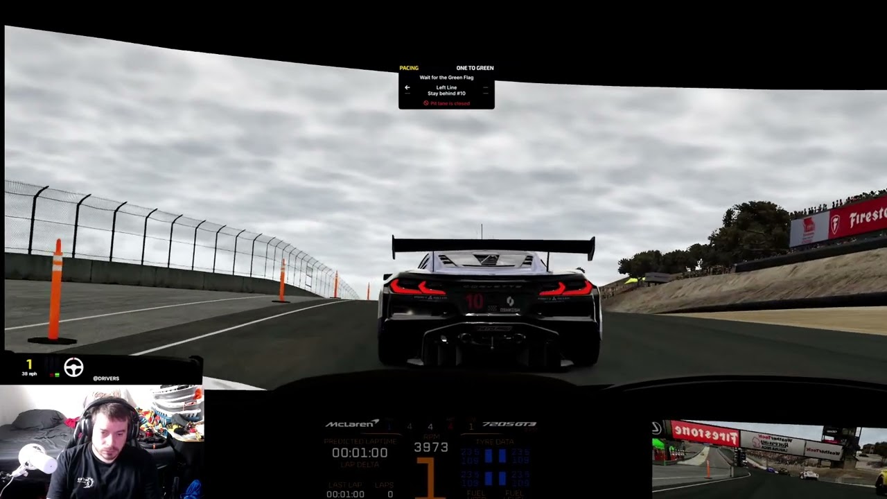 Good showing, Iracing Official GT3 Americas, Laguna Seca.