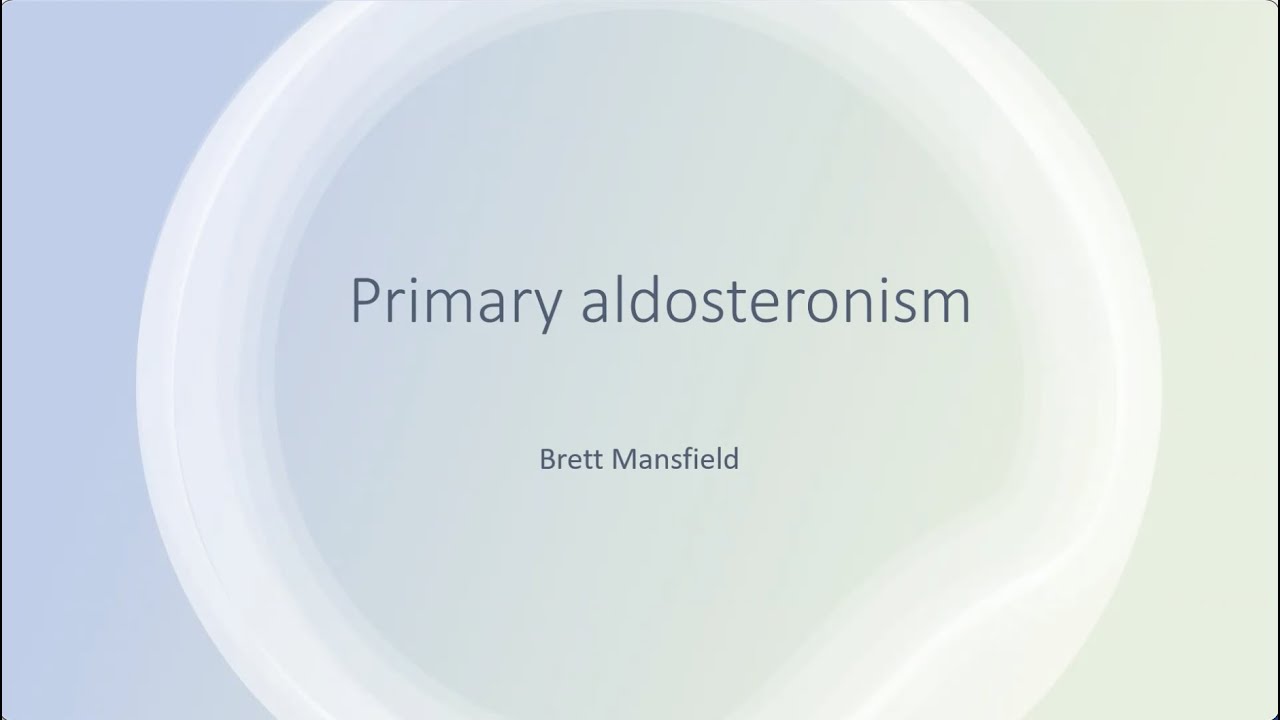 Primary Aldosteronism