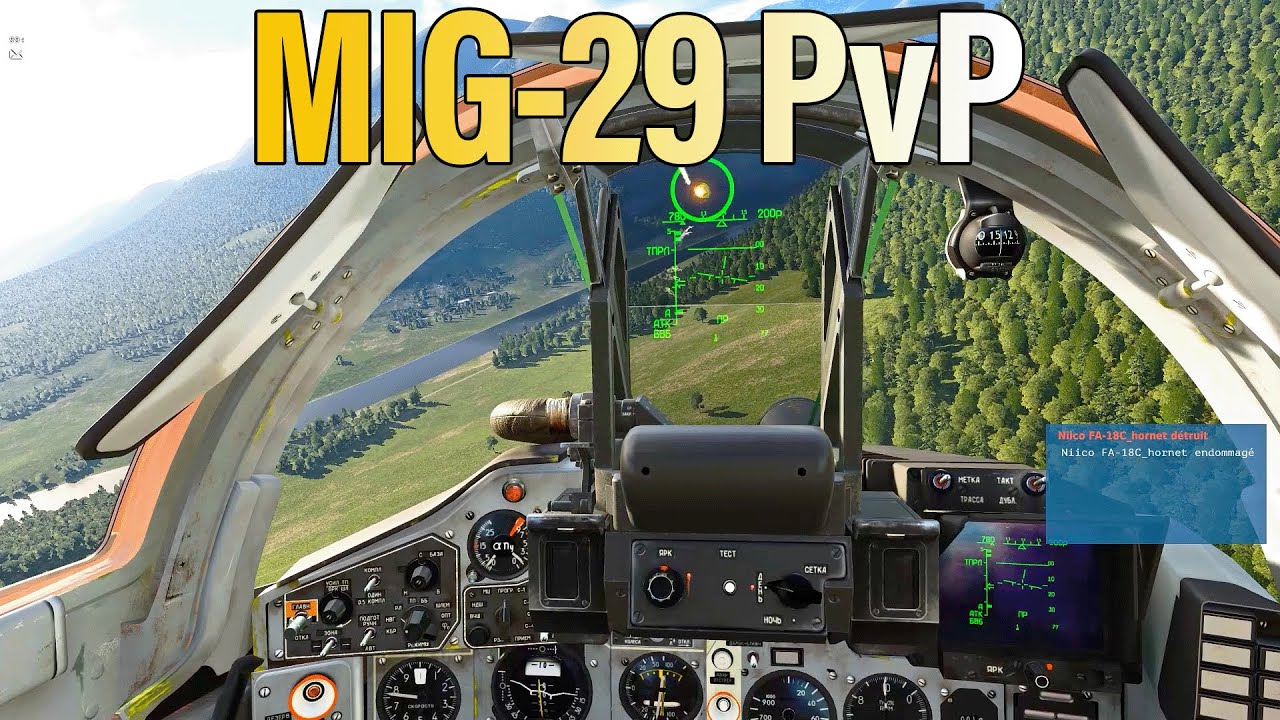 MIG-29 PvP Gameplay - DCS WORLD