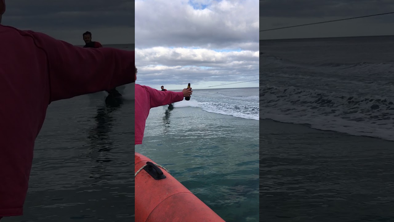 Wake boarder grabs a beer | CONTENTbible