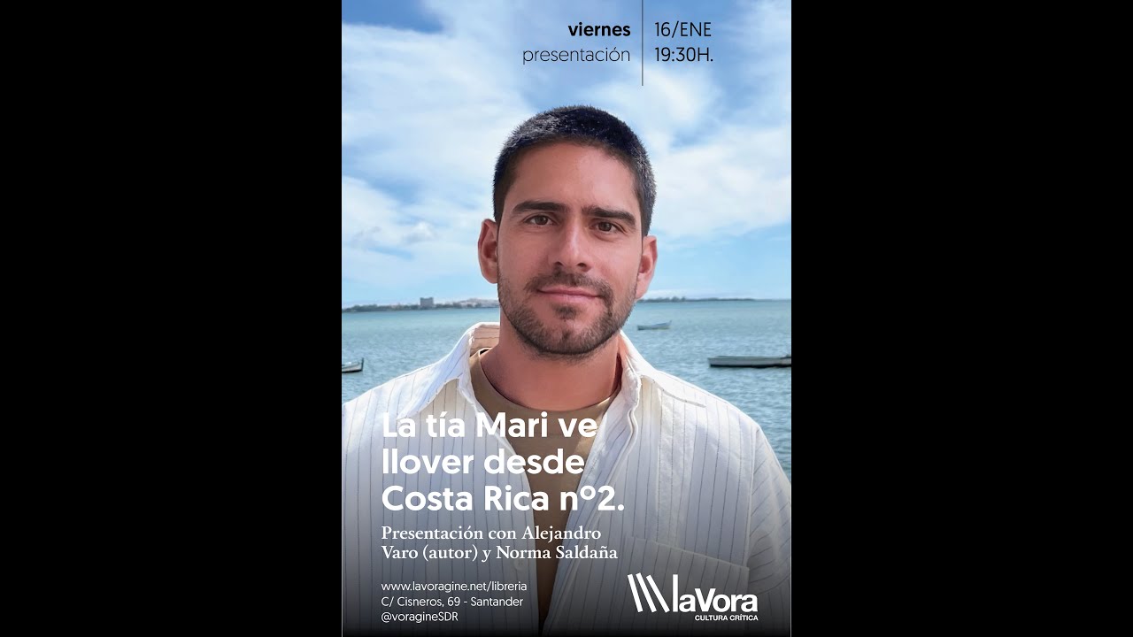 La tía Mari ve llover desde Costa Rica nº2. Presentación con Alejandro Varo (autor) y Norma Saldaña.