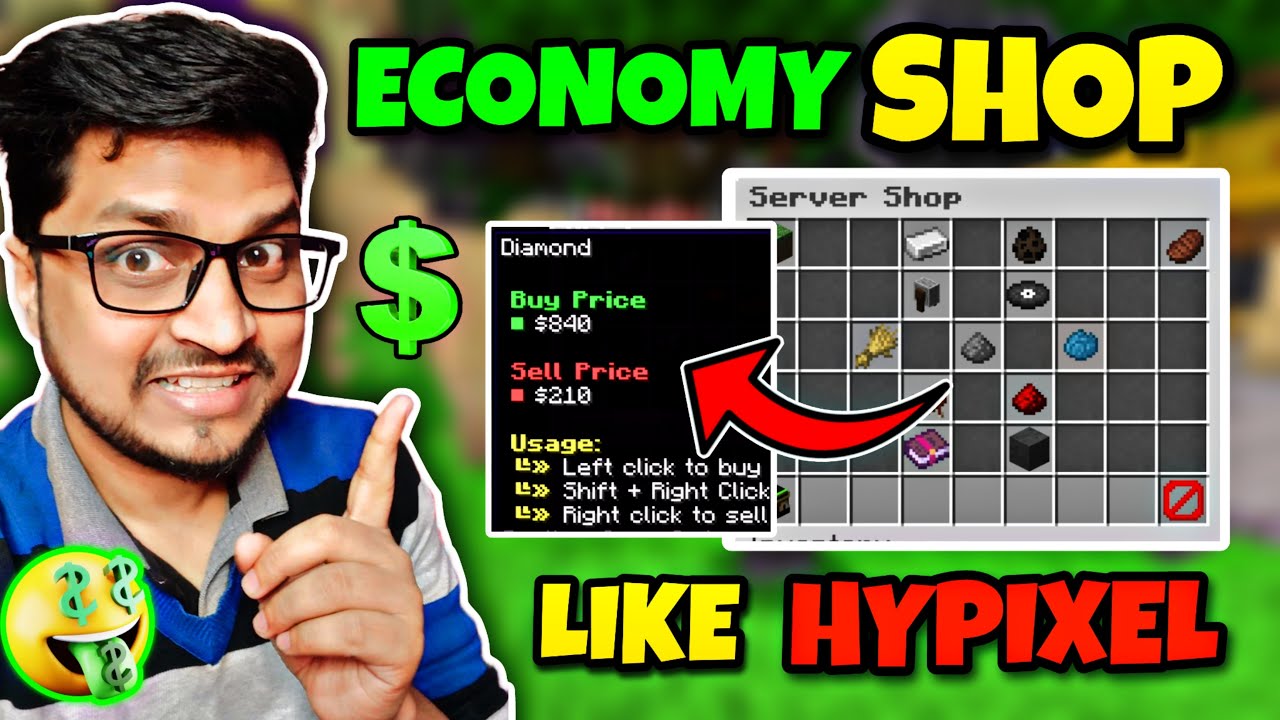 How To Add Shop Gui Plugin In Aternos Server In Hindi | Add Money Economy Shop Gui Tutorial