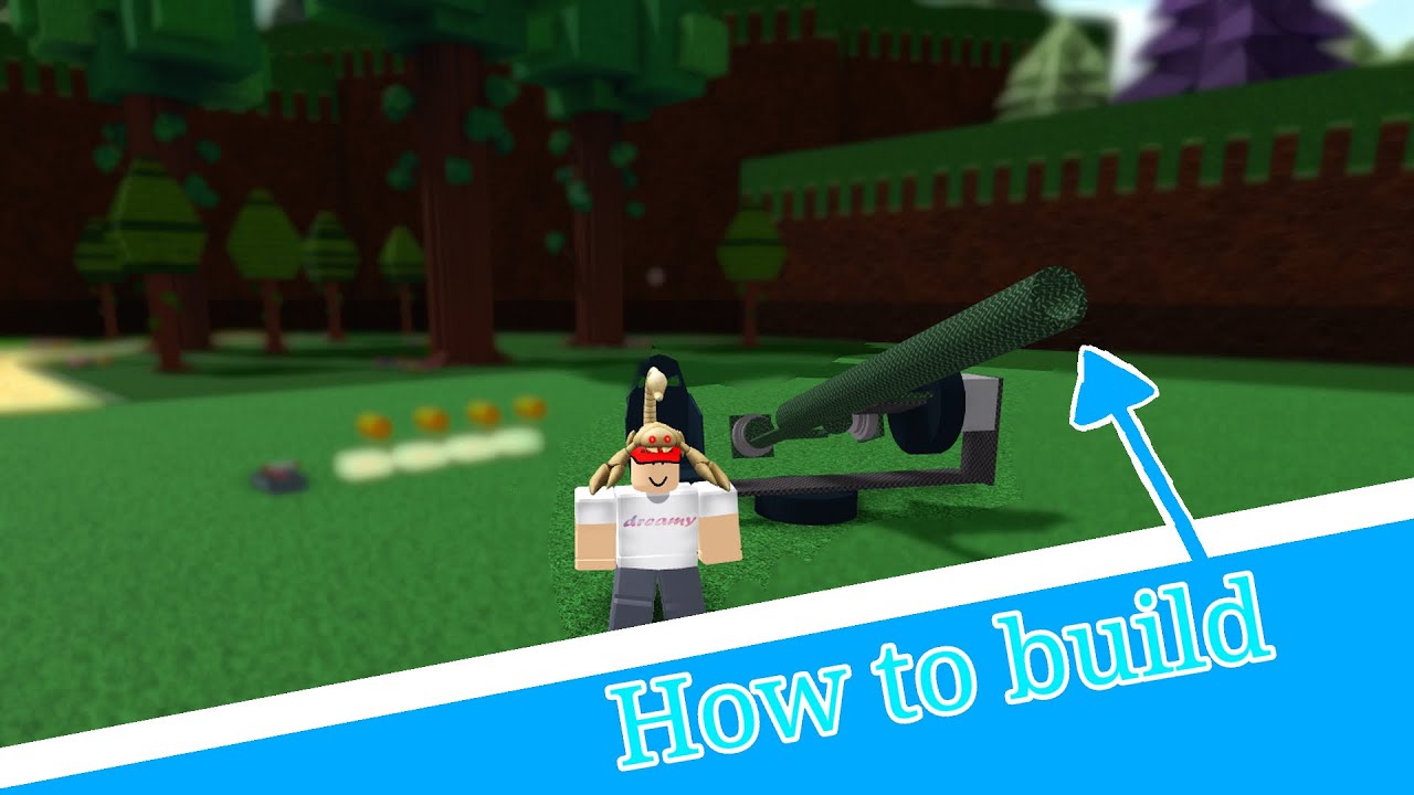 How to build a cool artillery in build a boat for treasure #roblox #tutorial #buildaboatfortreasure